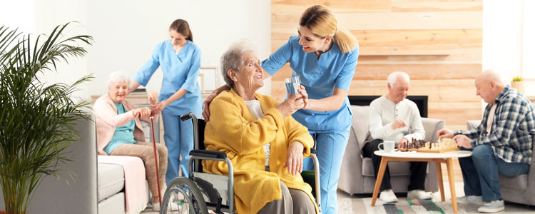 People in a nursing home - Housing Options for Older Individuals Part 3